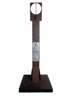 Appraisal: David E Davis metal sculpture David E Davis American -