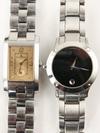 Appraisal: GENT'S WATCHES - Two stainless steel wristwatches includes a round