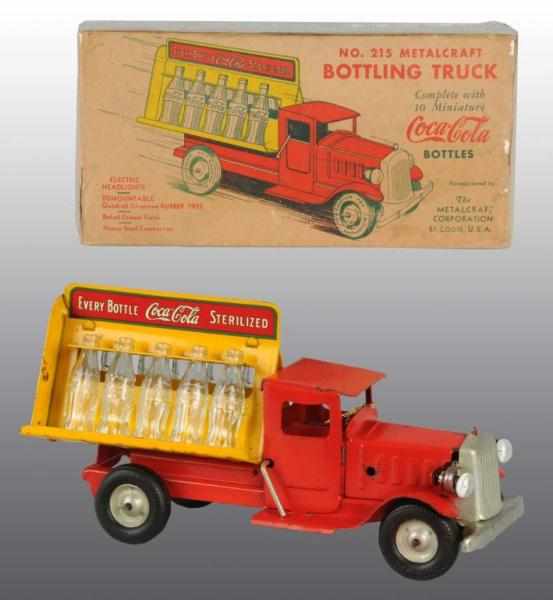 Appraisal: Pressed Steel Metalcraft Coca-Cola Truck Toy Description American Truck includes