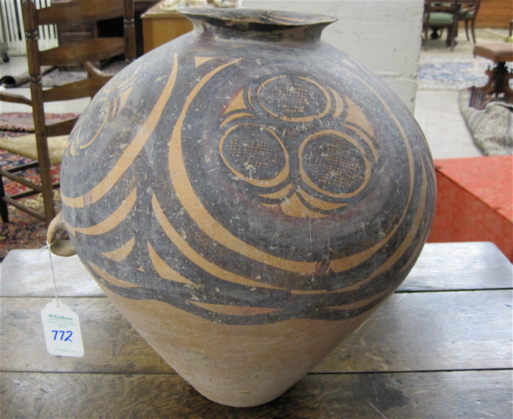 Appraisal: CHINESE MACHANG POTTERY VESSEL representing the Majiayao Culture of the