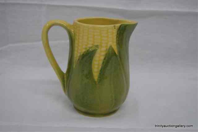 Appraisal: Vintage Shawnee Pottery ''Corn King'' Tall CreamerProduced by Shawnee Pottery