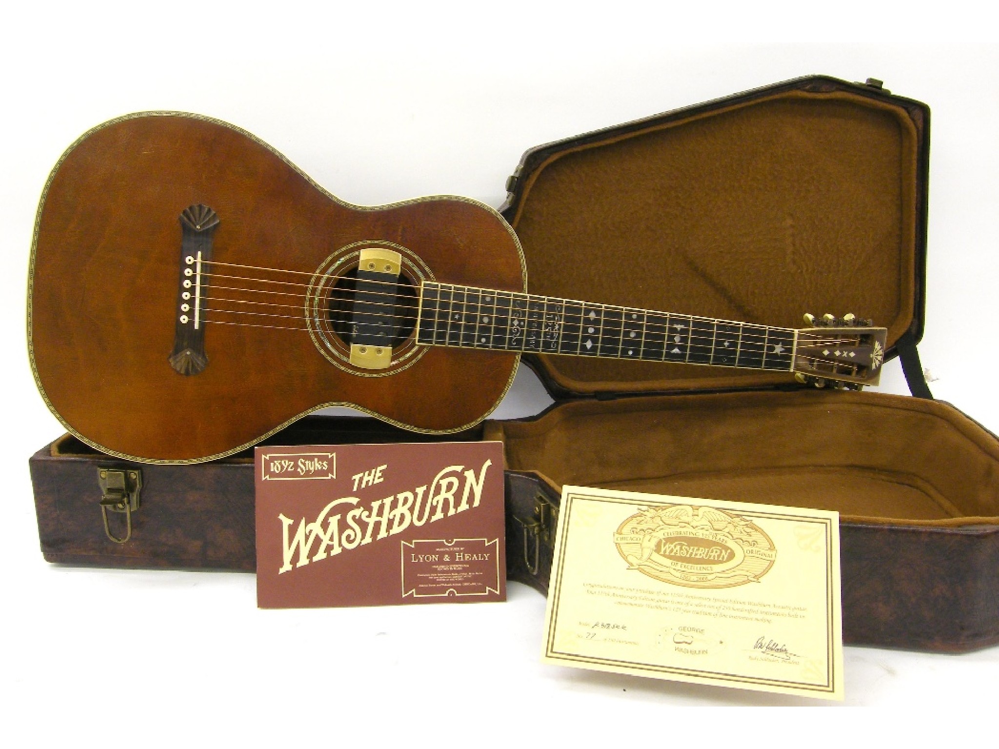 Appraisal: Washburn R SKK limited edition th Anniversary small bodied acoustic