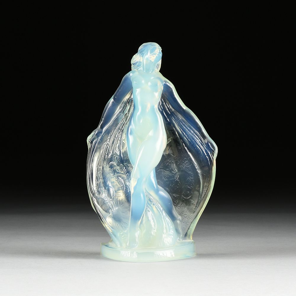 Appraisal: A SABINO NUDE DANCER GLASS SCULPTURE SIGNED FRENCH TH CENTURY