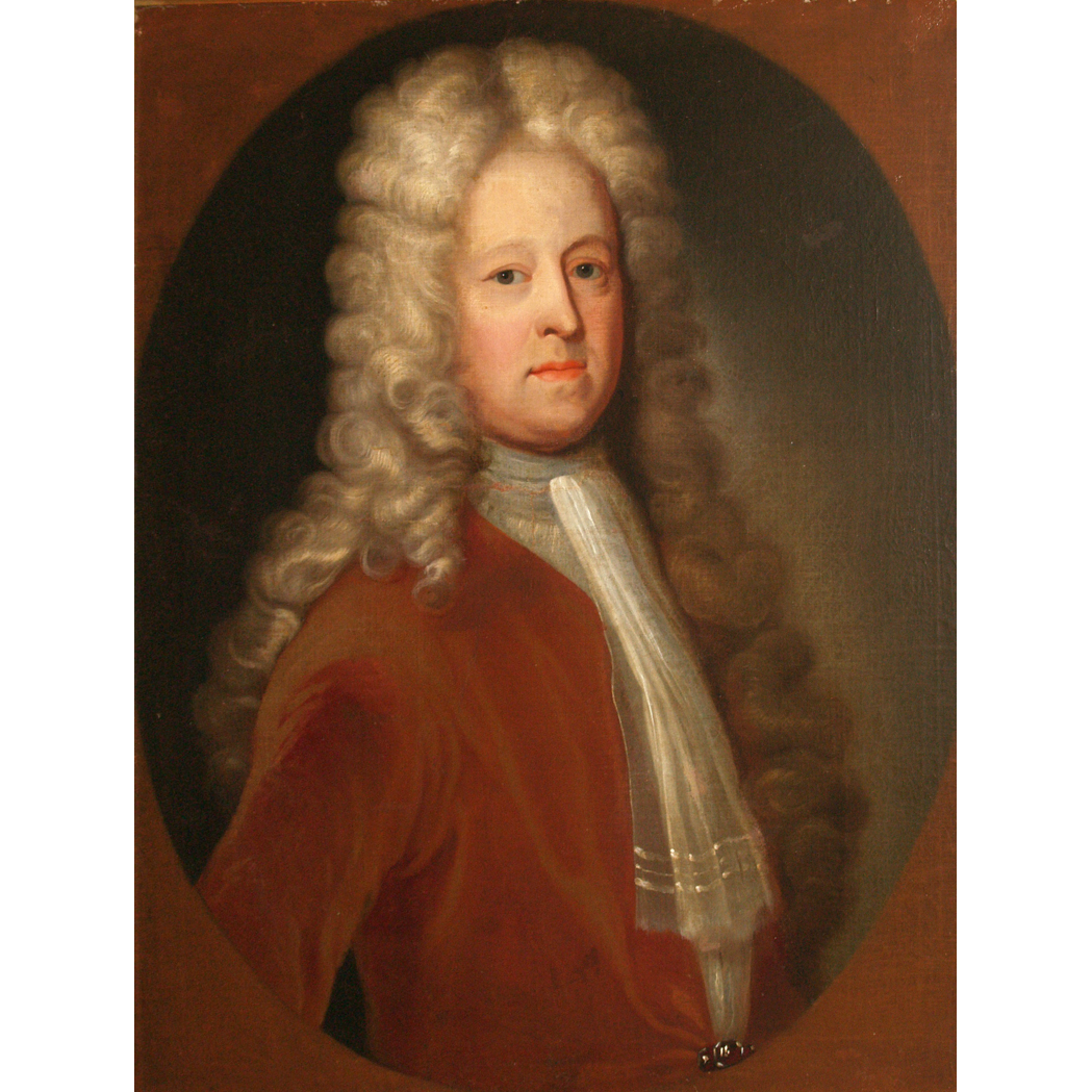 Appraisal: English School th Century Portrait of a Gentleman in a