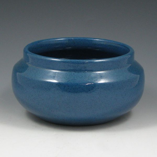 Appraisal: Peters Reed Wilse Blue bowl Unmarked Mint wide by tall