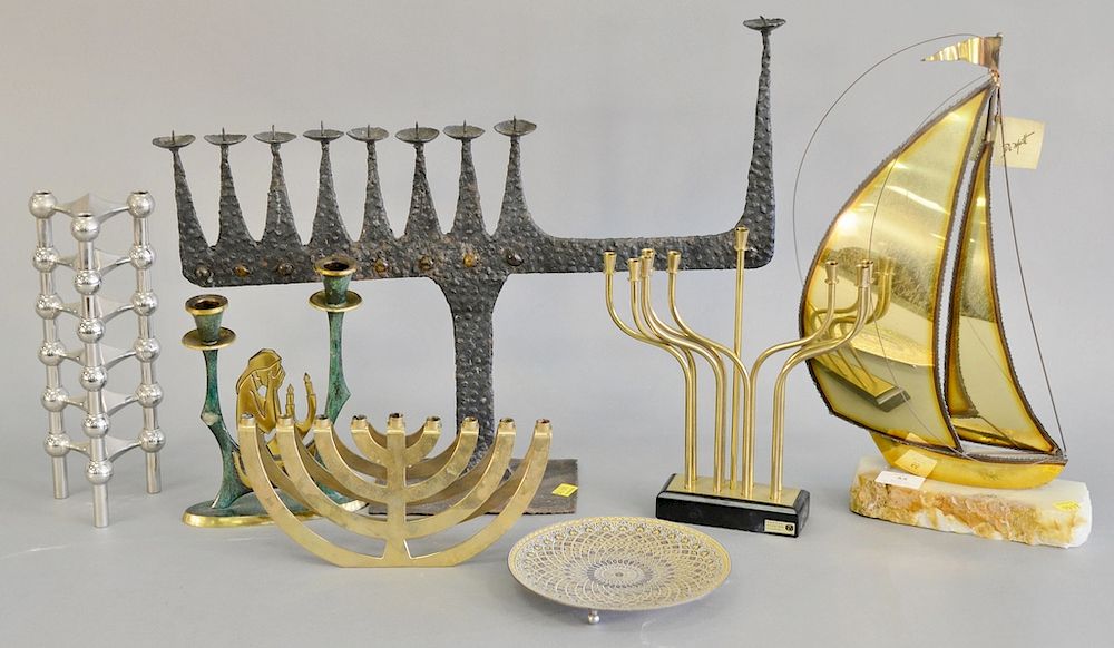 Appraisal: Seven piece lot to include Nir Chen Sabra Israel double