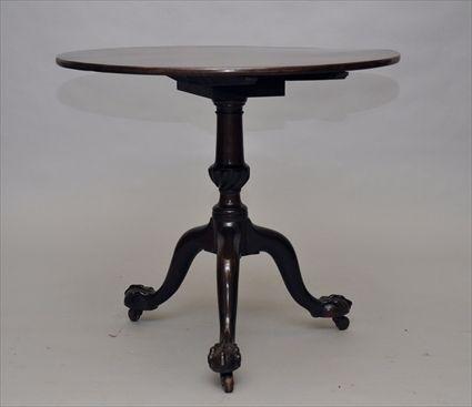 Appraisal: George III-Style Mahogany Tripod Table