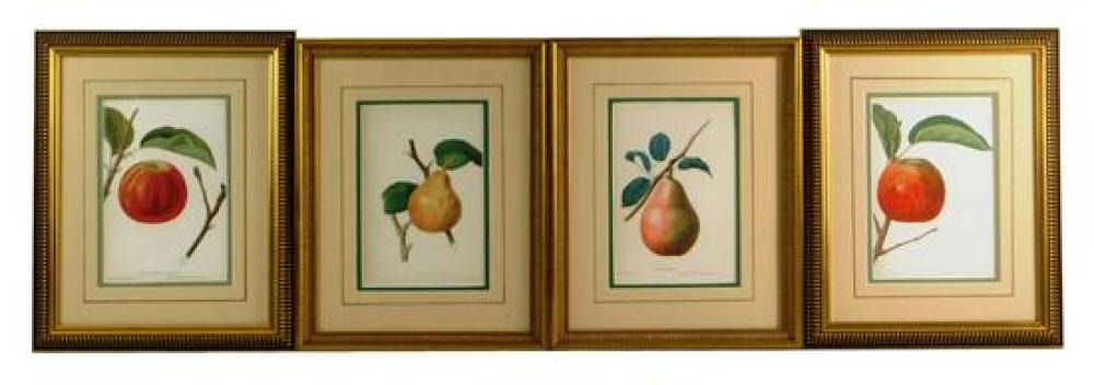 Appraisal: Charles Mason Hovey American - four framed chromolithographs from The