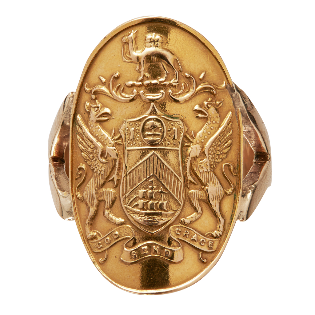 Appraisal: A gentleman's ct gold signet ring WHH Birmingham circa the