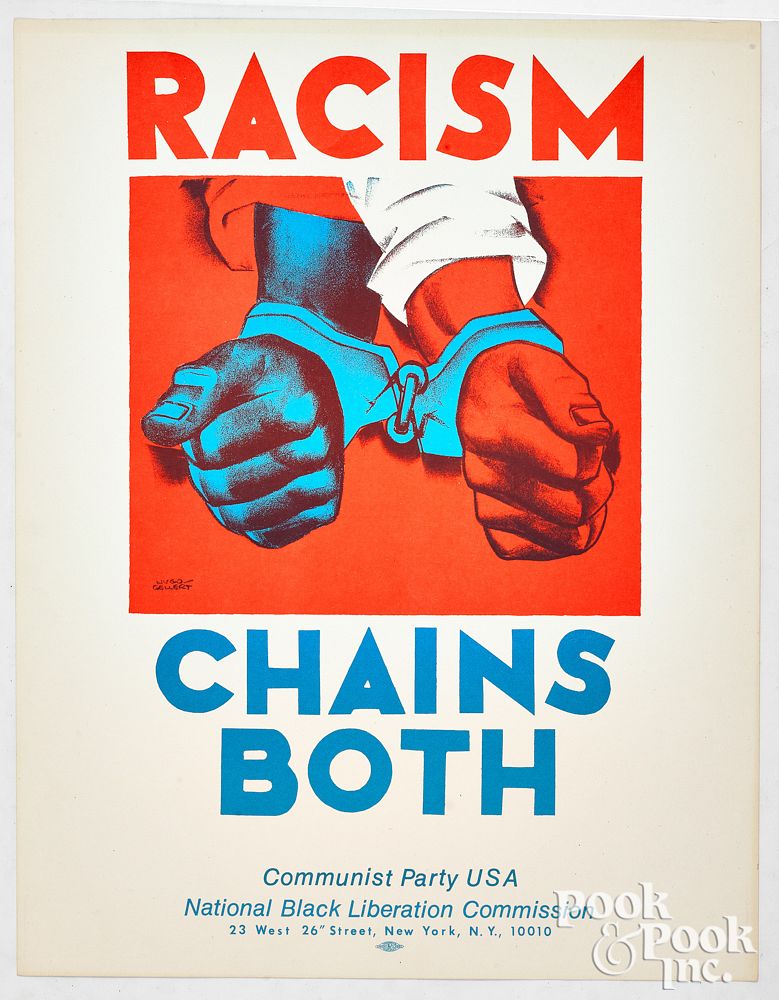 Appraisal: Racism Chains Both poster Racism Chains Both poster distributed by