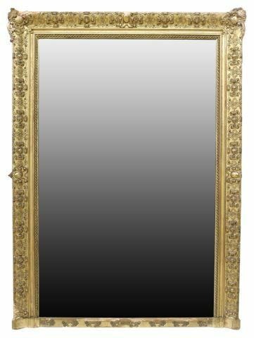 Appraisal: Italian Louis XVI style giltwood wall mirror early th c