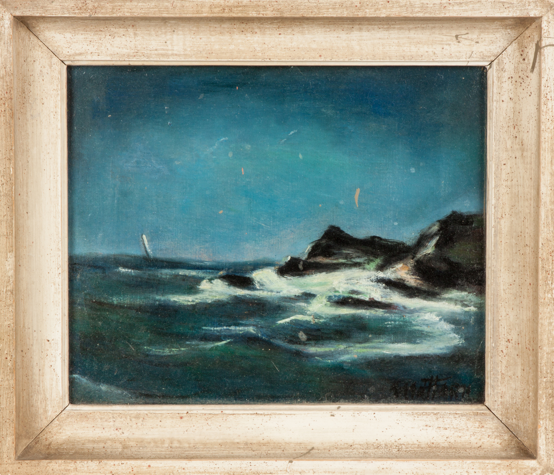 Appraisal: Henry Ellis Mattson American Swedish - Evening seascape Sgn Lower