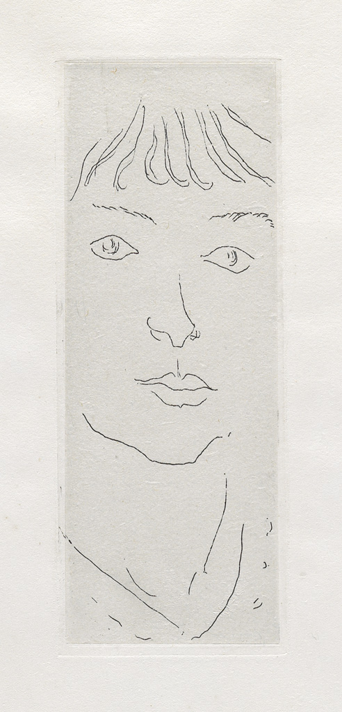 Appraisal: HENRI MATISSE Fanny de Face Etching on Chine coll x