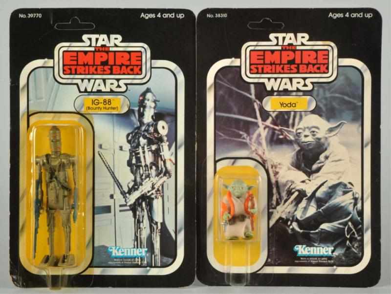 Appraisal: Lot of Star Wars Carded Figures Description Empire Strikes Back