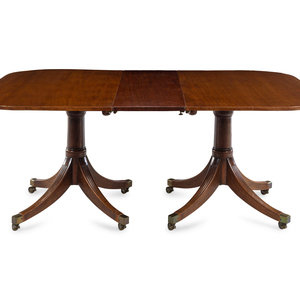 Appraisal: A George III Mahogany Dining Table Early th Century with