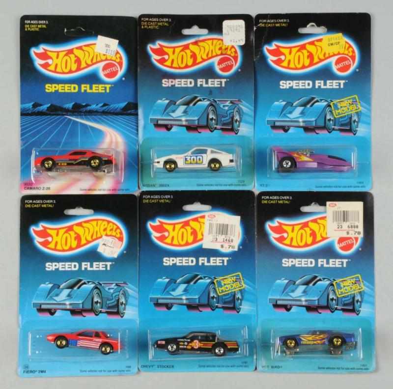 Appraisal: Lot of Mattel Hot Wheels Speed Fleet Vehicles Description Includes