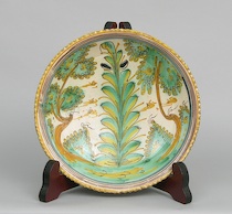 Appraisal: An th Century Spanish Talavera Charger A very good example