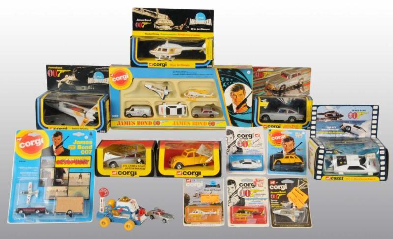 Appraisal: Lot of Corgi James Bond Die-Cast Vehicles Description Circa s