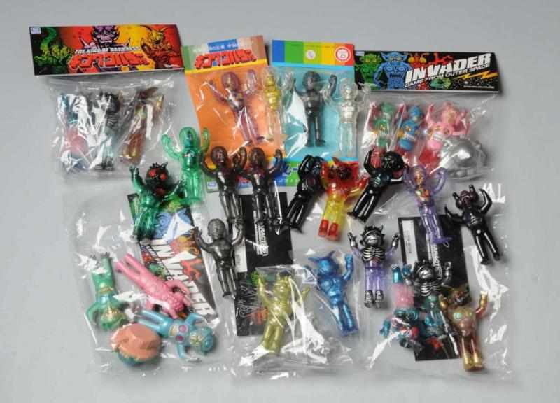 Appraisal: Lot of Charactics Soft Vinyl Figures Description Includes twenty plus