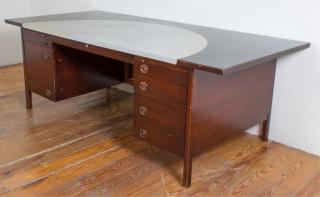 Appraisal: Edward Wormley for Dunbar Executive Desk Circa by Dunbar and