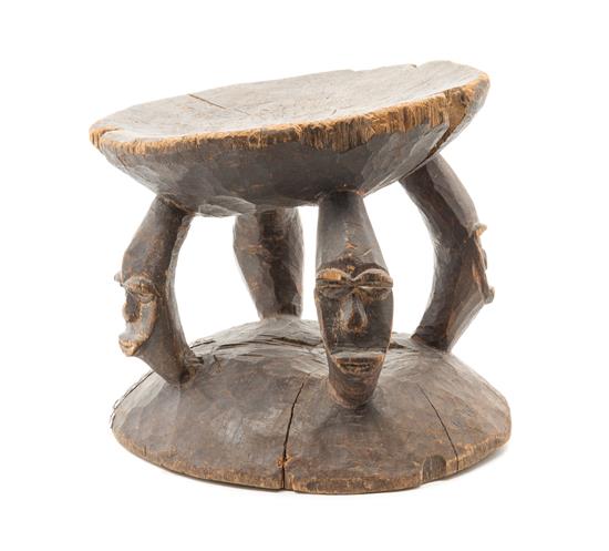 Appraisal: Sale Lot A New Guinea Carved Wood Stool sepik river