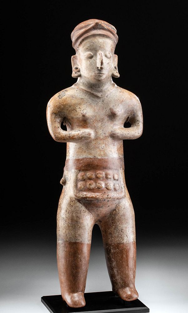 Appraisal: Huge Pihuamo Pottery Standing Female ex-Messick Originally Listed At Pre-Columbian