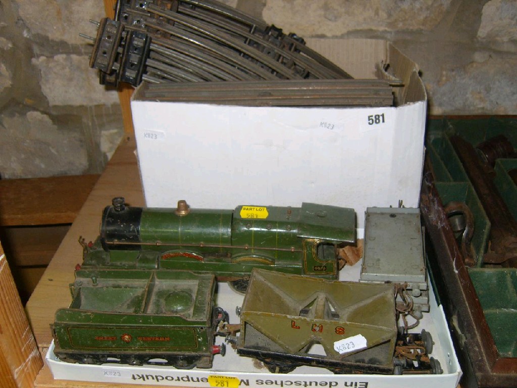 Appraisal: An O gauge electric railway engine and tender the Caerphilly