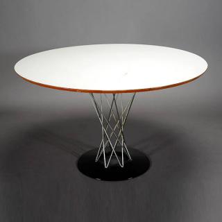 Appraisal: Isamu Noguchi Spoke Dining Table Height inches Diameter inches