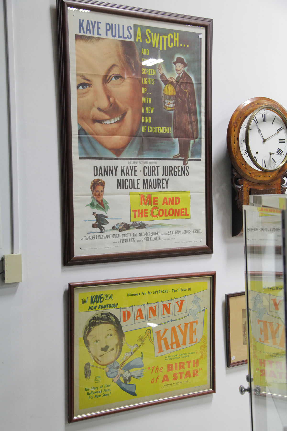 Appraisal: TWO DANNY KAYE MOVIE ADVERTISEMENTS American th century Two framed