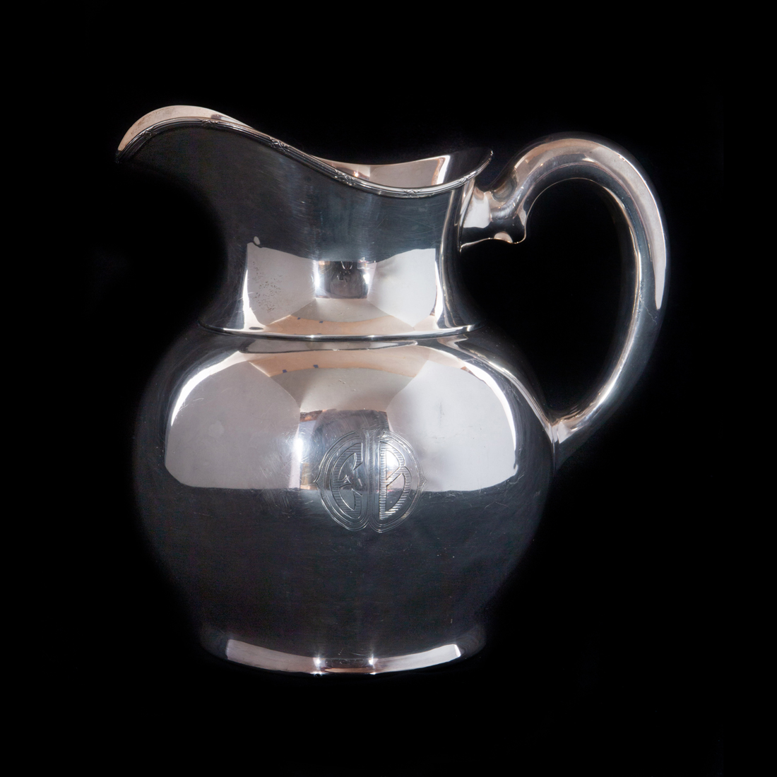 Appraisal: A ART DECO STERLING WATER PITCHER HARTFORD SILVER COMPANY PHILADELPHIA