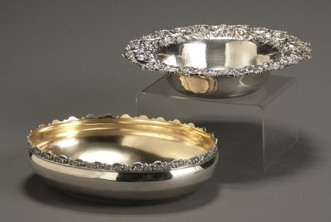 Appraisal: Two American Sterling Bowls The first S Kirk Son Inc