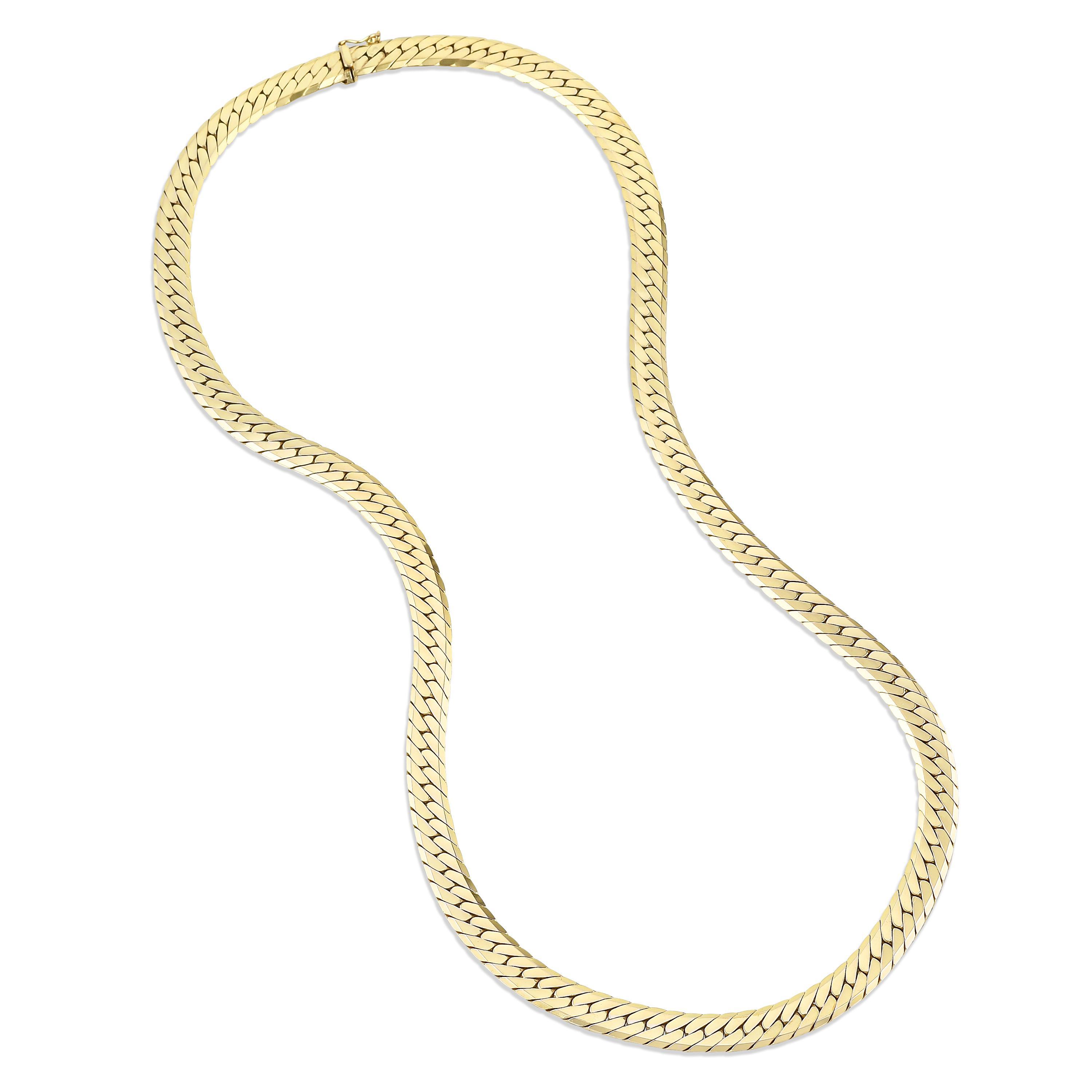 Appraisal: GOLD CHAIN NECKLACE ITALIAN METAL K gold MEASUREMENTS inches inch