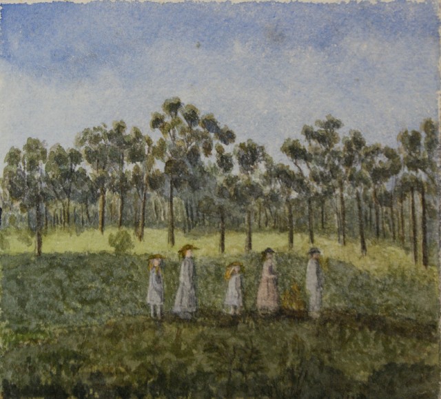 Appraisal: Emma Minnie Boyd - A Walk in the Paddock circa