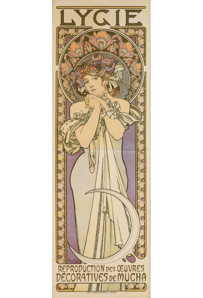 Appraisal: ALPHONSE MUCHA - LYGIE x inches x cm F Champenois