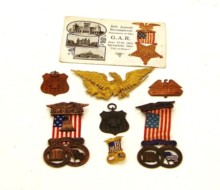 Appraisal: Lot of misc US GAR medals with ribbons and other