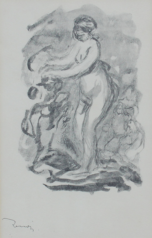 Appraisal: RENOIR Pierre Auguste French - ''Cep de Vigne Lithograph sight