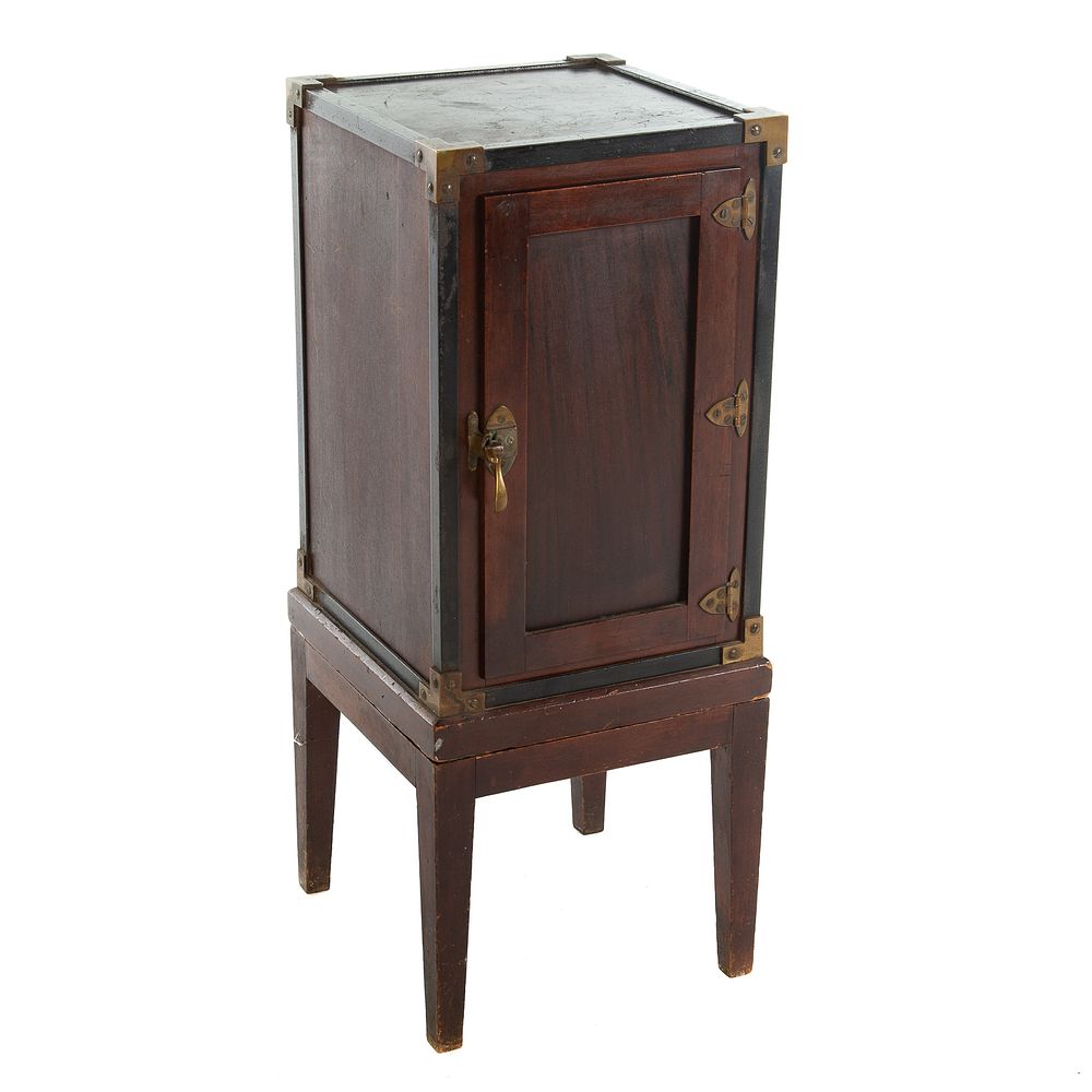 Appraisal: Jewett Company Mahogany Tobacconist Cabinet Late th early th century