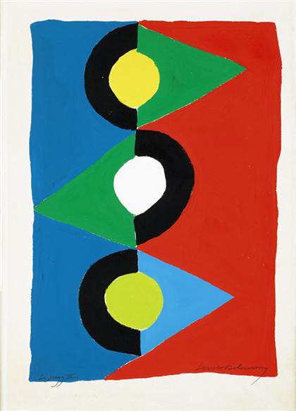 Appraisal: SONIA DELAUNAY french - LE JAZZ II Signed 'Sonia Delaunay'