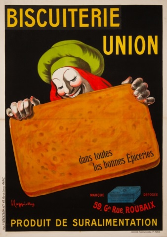 Appraisal: Leonetto Cappiello Biscuiterie Union litho Italian - Color lithographic poster