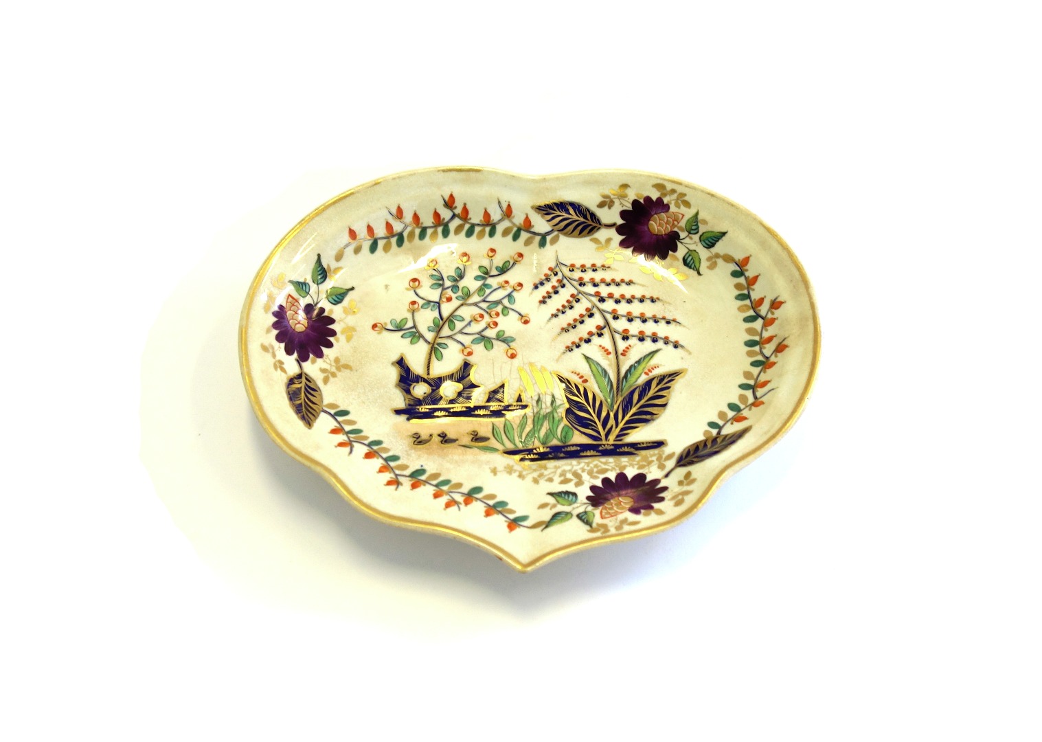 Appraisal: A Derby part dessert service early th century decorated in