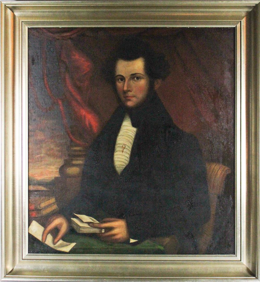 Appraisal: AMERICAN SCHOOL TH TH CENTURY CAPTAIN JOHN SMITH Oil on