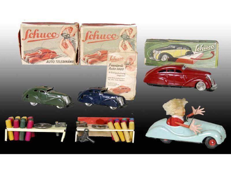 Appraisal: Lot of Schuco Toy Automobiles with Original Description '' L