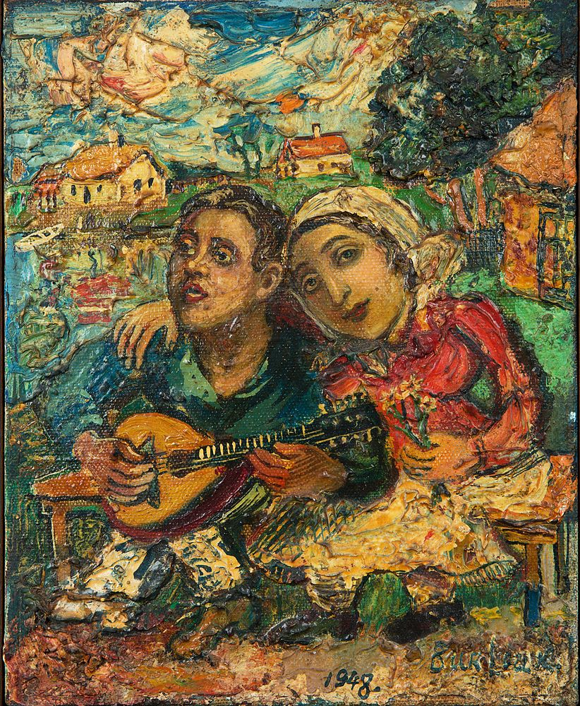 Appraisal: DAVID BURLIUK RUSSIAN - DAVID BURLIUK RUSSIAN - Summer Time