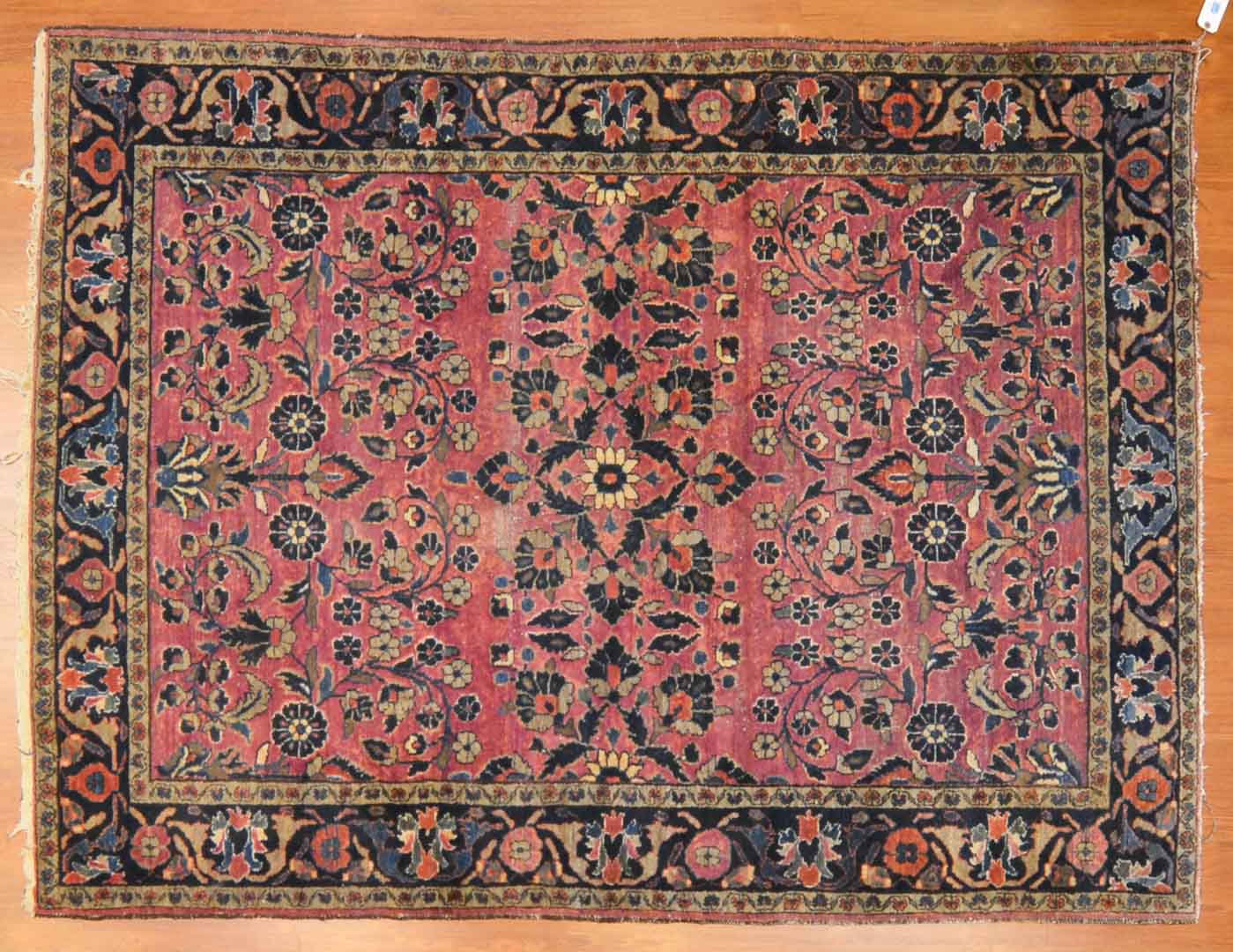 Appraisal: Antique Lilehan rug approx x Persia circa Condition AS IS