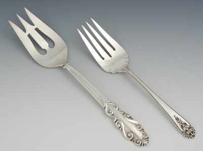 Appraisal: Two Sterling Silver Serving Spoons by Towle and International Silver