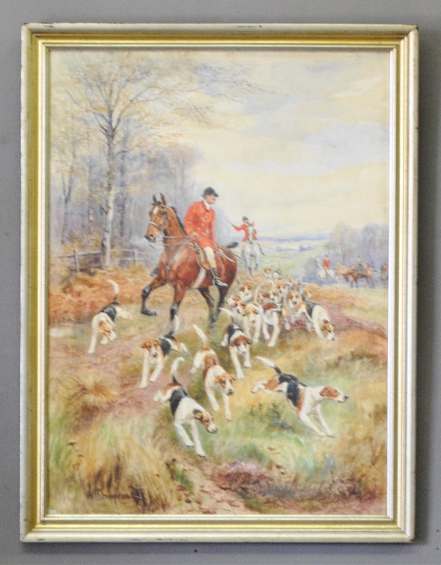 Appraisal: - Drummond- Davis Norah American - watercolor painting of a