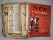 Appraisal: A quantity of early th century sheet music for popular