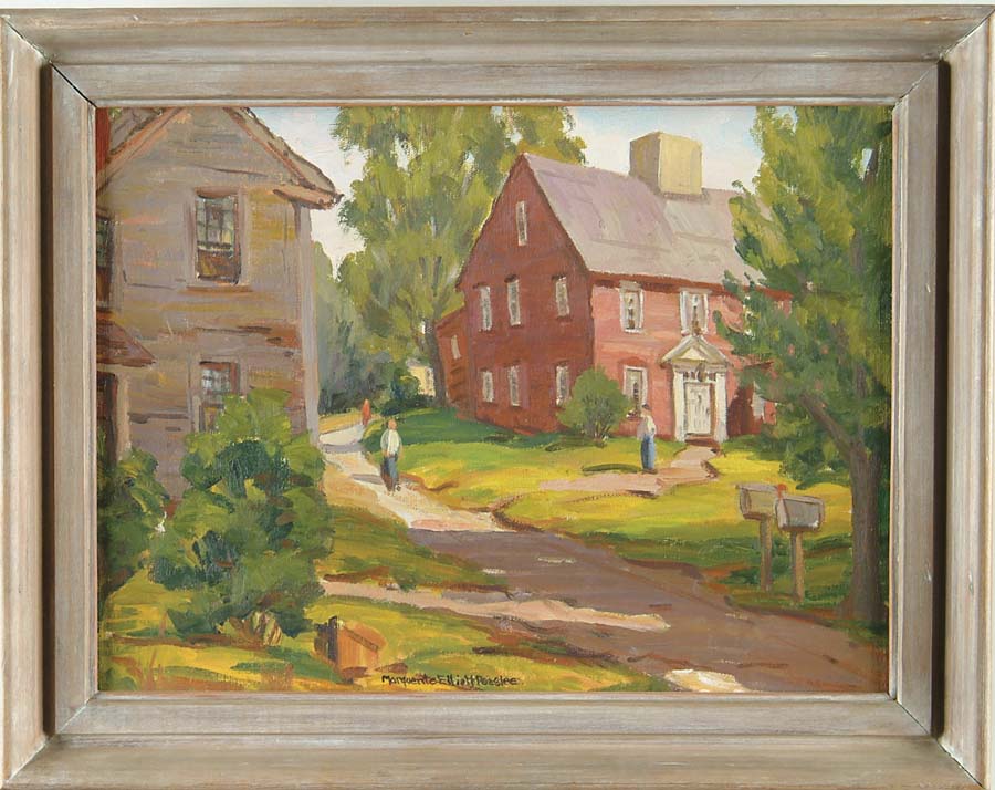 Appraisal: MARGUERITE ELLIOTT PEASLEE American th C ROCK S VILLAGE EAST