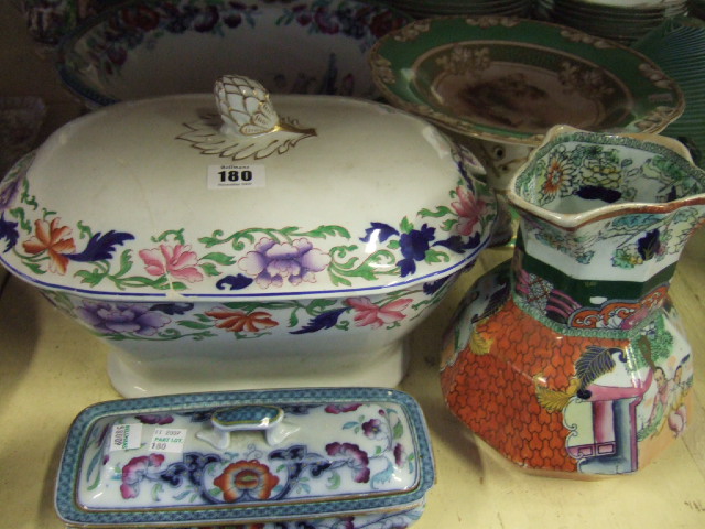 Appraisal: A quantity of ceramics including an 'Ellesmere' earthenware wash basin