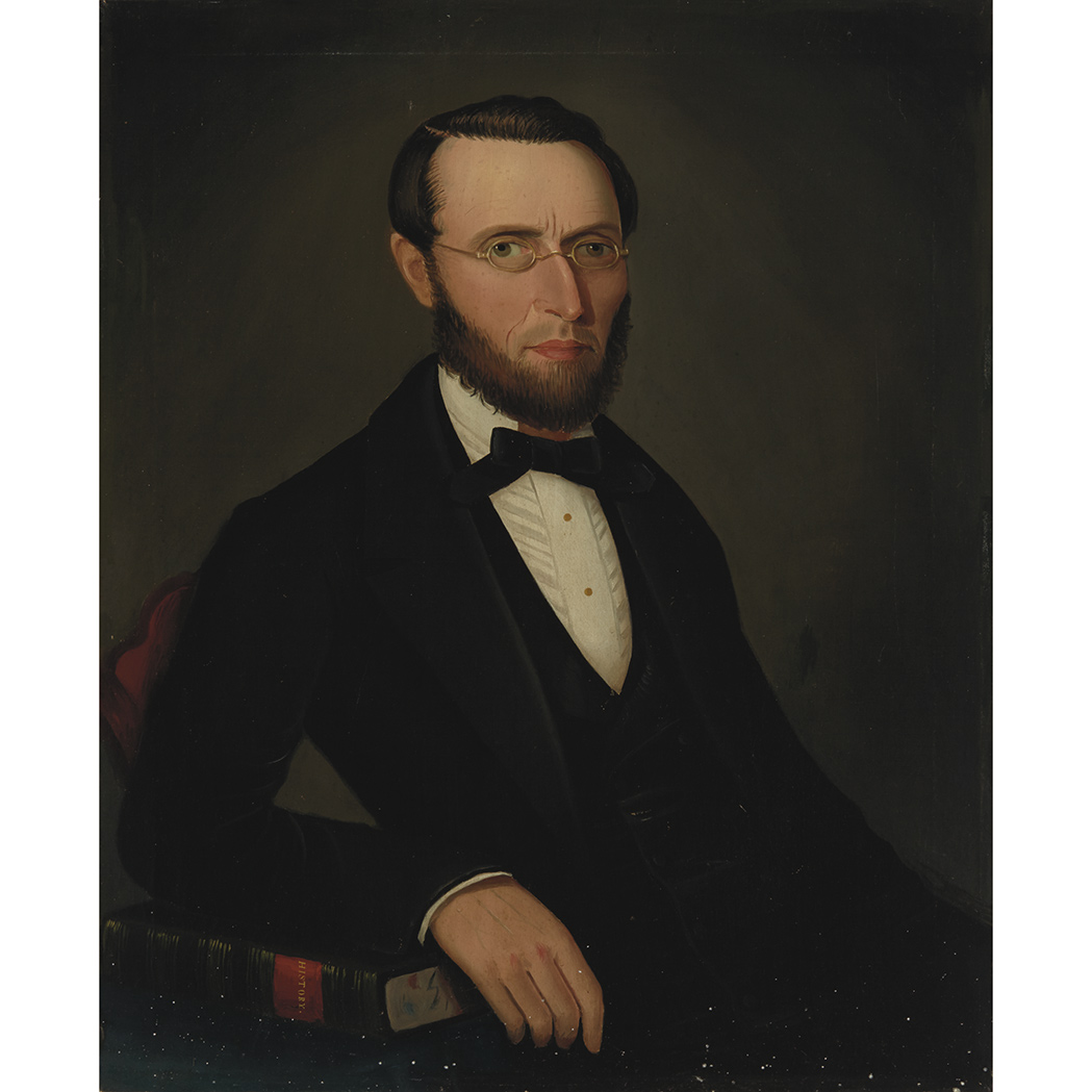 Appraisal: Ammi Phillips American - Portrait of Asa Beckwith circa -